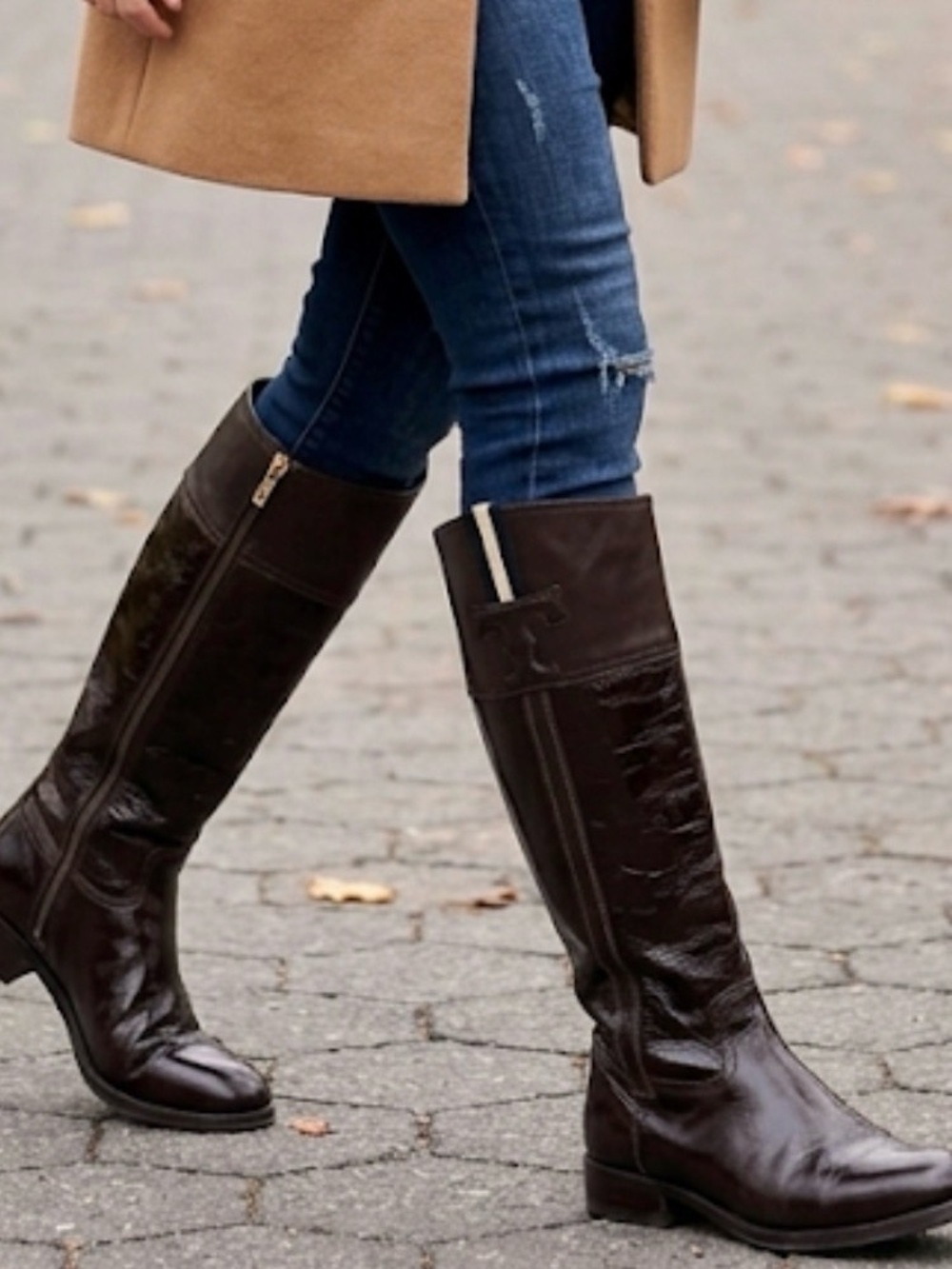 Tory Burch Knee high leather boots size 7 1/2